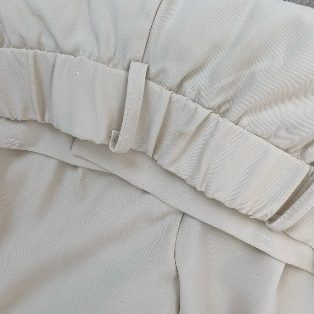 French Connection Cream Wide Leg Pants - Picture 5 of 8